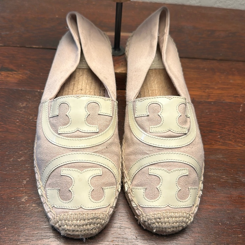 Tory Burch Weston Flat Espadrille Rose Women's Size 8.5
